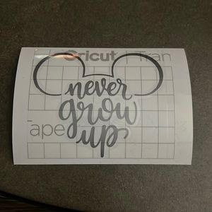 “Never grow up” Disney